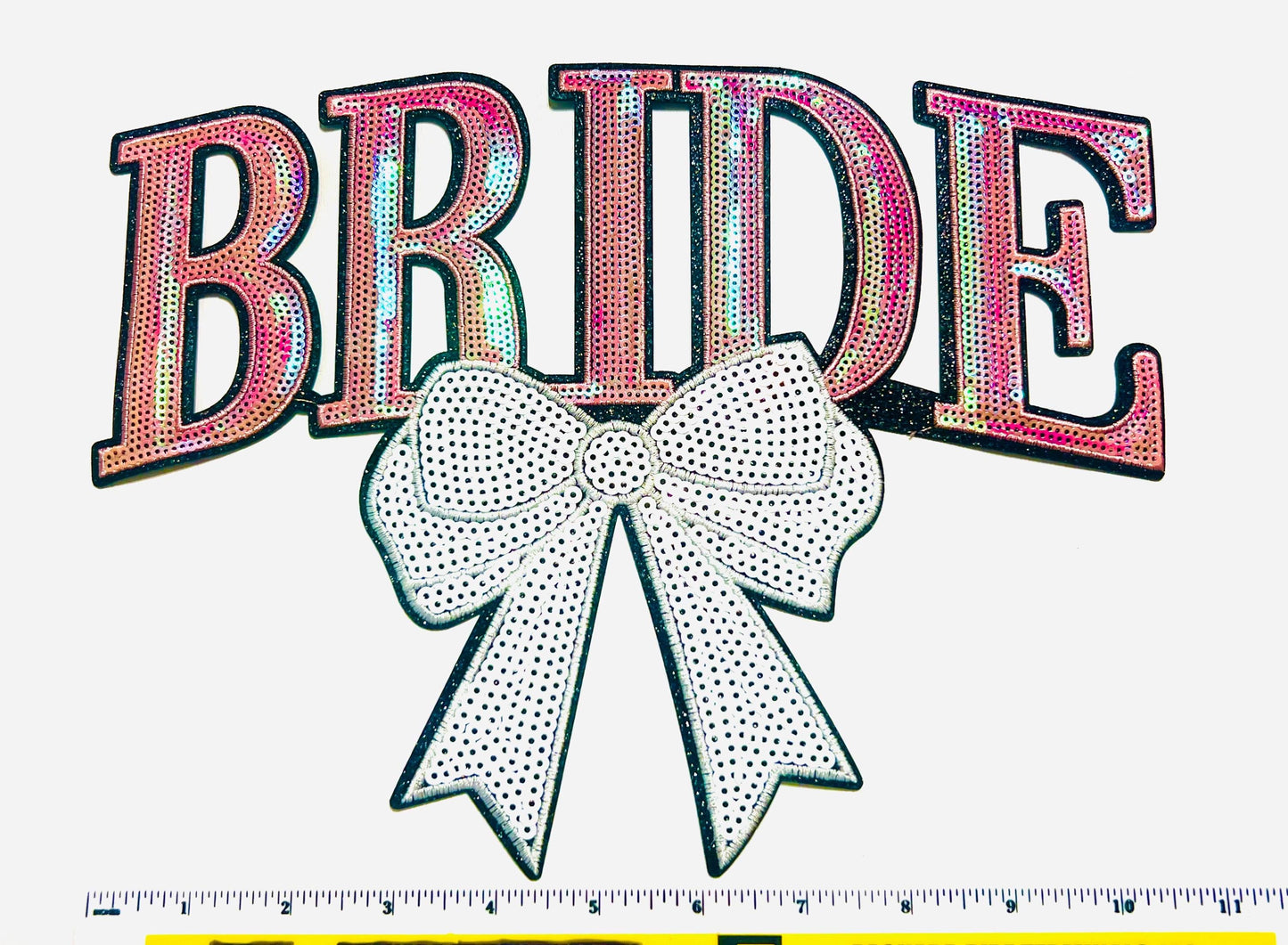 Bride Sequin Patch
