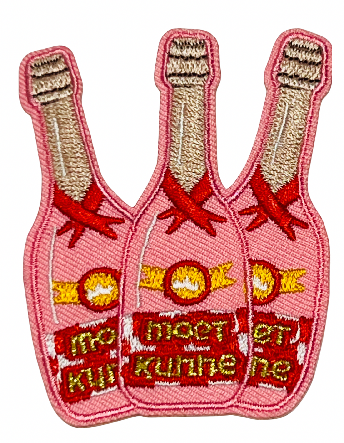 Champagne bottles Patch